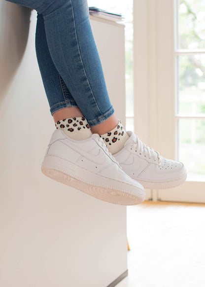 Leopard - Sneaker Socken High