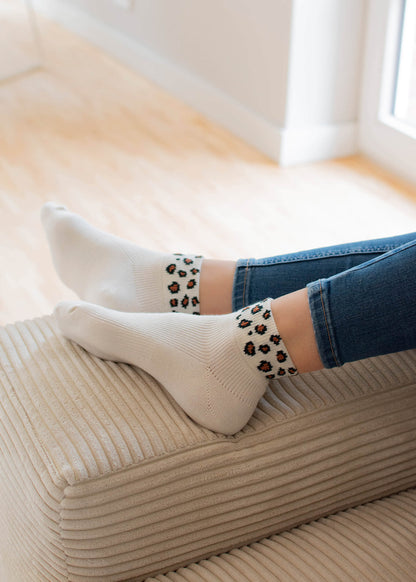 Leopard - Sneaker Socken High