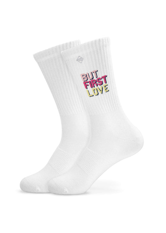 But First Love - Tennissocken für Frauen